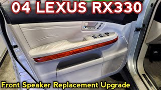 2004 Lexus RX330 Speaker Replacement Upgrade [upl. by Eniamrahc584]