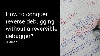 Cant use a reverse debugger Try these GDB commands  Undo [upl. by Jensen]