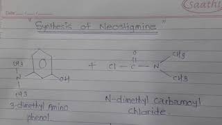 Neostigmine Synthesis [upl. by Lenor]