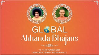 13 Nov 2021  Global Akhanda Bhajans Live From Muddenahalli  Day 01 Evening [upl. by Carberry87]