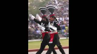 Wagah or Attari Border per hony wali shandar Paradeshortsfeed [upl. by Assirrec]