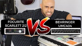 TECH TALK EP 2  FOCUSRITE 2i2 VS BEHRINGER UMC404 [upl. by Mcnalley]