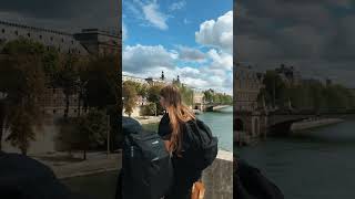 france travel vlog  Pont des Arts bridge 360° view [upl. by Ellicul750]