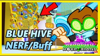 BLUE HIVE IS STILL OP AFTER NERF GODLY BOOSTING BUFF Bee Swarm Simulator Update [upl. by Attehcram]