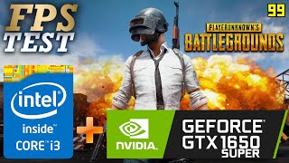 i3 10100  GTX 1650 SUPER PUBG 1080p lowmedhighultra [upl. by Newbold]