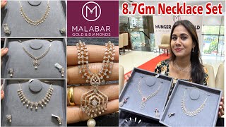 Malabar Diamond Necklace Set Designs With Price Light Weight Gold amp Diamond Necklace Set Designs [upl. by Etnohs476]