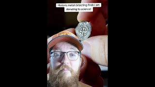 My latest metal detecting finds donated to science archeology metaldetecting treasure history [upl. by Perr109]