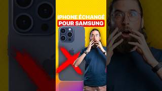 IL A OSÉ CHANGER SON iPHONE POUR UN SAMSUNG AVEC IA😱 [upl. by Gaughan]