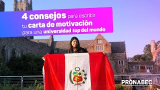 ¿Cómo escribir una carta de motivación para estudiar un posgrado en el extranjero [upl. by Attirehs]