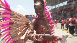 Trinidad and Tobago Carnival 2024 Socadrome clip [upl. by Milty]