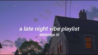 a late night vibe playlist [upl. by Hendren569]