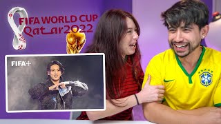 Jungkook Dreamers Live Performance at the World Cup [upl. by Mort]