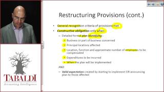 IAS 37  Restructuring Provisions [upl. by Sapphire686]