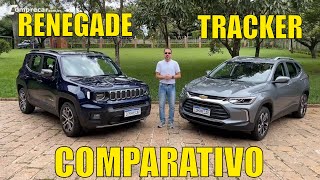 Comparativo Jeep Renegade Longitude x Chevrolet Tracker Premier [upl. by Giselle]