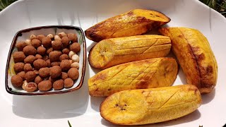 Roasted Ripe Plantains  Sweet Plantains In Air Fryer  Ghana Kofi Brokeman  Nigeria Bole [upl. by Bacchus550]