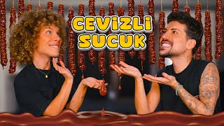 CEVİZLİ SUCUK YAPTIK [upl. by Eitsyrhc]