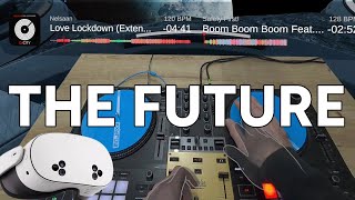 Algoriddim djay For Meta Quest Welcome To The FUTURE  Beatsource Tech [upl. by Kenzi]