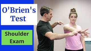 OBriens Test for Labral Tears Shoulder Exams [upl. by Allcot]