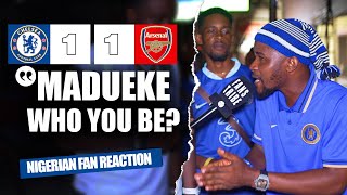 CHELSEA 11 ARSENAL  Dani  NIGERIAN FANS REACTION  Premier League HIGHLIGHTS 2024 2025 [upl. by Imac913]