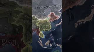 hoi4 road to 56 but all countries going democratic heartsofironiv hoi4 map shorts [upl. by Nimesay]