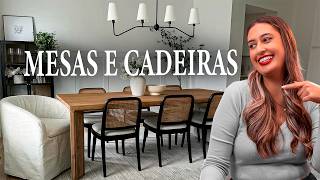 MELHORES MESAS E CADEIRAS DE JANTAR PARA SUA CASA [upl. by Akers]