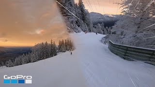 GarmischClassic Skiresort  FULL RUN  85 KPH  Bavarian Alps 2022 [upl. by Aenet805]