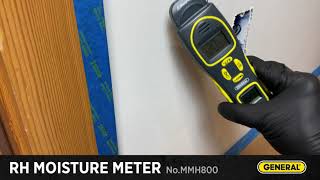 MMH800 PinPinless Moisture Meter [upl. by Atiuqel]