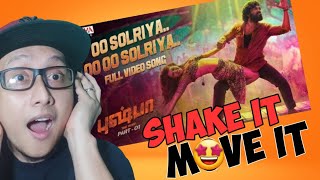 FIRST TIME HEARING OO SOLRIYA TAMIL FULL VIDEO SONG  REACTION [upl. by Artined]