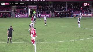 Arbroath 0  0 Ayr United  Match Highlights [upl. by Attenaej]