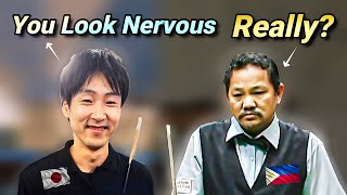 Very Confident PLAYER Thinks He CAN Intimidate the GREAT Efren Reyes [upl. by Nnayar]