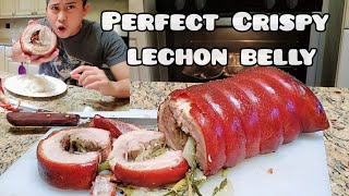 HOW TO MAKE THE BEST AND CRISPY LECHON AT HOME [upl. by Ahsinawt]