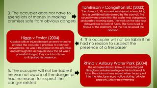 Occupiers Liability part 2 [upl. by Negah]