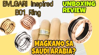 BVLGARI BZERO1 INSPIRED DESIGN RING REVIEW  TOTOONG PRICE DITO SA SAUDI ARABIA  MUST KNOW THIS [upl. by Araiet]