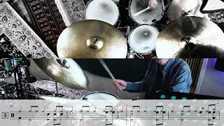 Mumbles  Oscar Peterson Trio  Clark Terry Drum cover [upl. by Leva426]