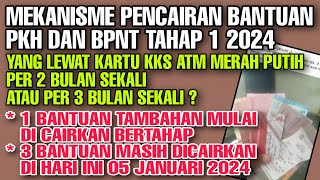 BANTUAN PKH BPNT THP 1 2024 YG LEWAT KKS CAIR 2 BLN  3 BLN SEKALI❓️3 BANSOS MASIH CAIR HARI INI [upl. by Acyre]