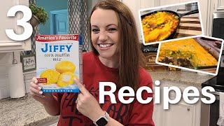 3 EASY JIFFY RECIPES  SIMPLE amp TASTY JIFFY CORN MUFFIN MIX RECIPES [upl. by Marybella]