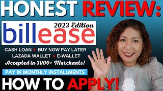 Best Legit Online Loan App  Billease Honest Review  How To Apply in 2023 [upl. by Auhsuj101]