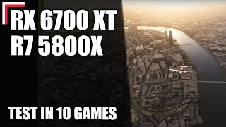 AMD Ryzen 7 5800X  RX 6700 XT — Test in 10 Games 1080p 1440p 4K [upl. by Cedric]