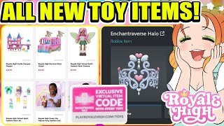 ALL NEW EXCLUSIVE TOY CODE ITEMS REVEALED New Items In Royale High 🏰 Roblox [upl. by Guidotti]