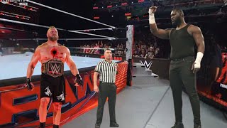 BROCK LESNAR VS OMOS FULL MATCH  10122024  WWE WRESTLEMANIA 39 [upl. by Hoi]