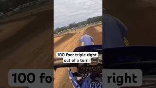 Wide Open on my 450 to Jump THIS motocross pov gopro dirtbike racing moto iphone vlog jump [upl. by Negeam]