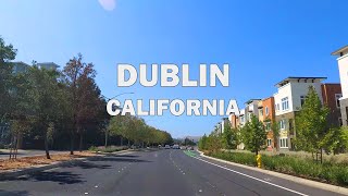 Dublin CA  Driving Downtown 4K [upl. by Galina]