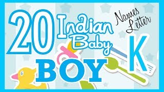 20 Indian Baby Boy Name Start with K Hindu Baby Boy Names Indian Name for Boys Hindu Boy Names [upl. by Hewes]