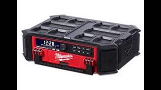 RUNDOWN Milwaukee M18 PackOUT Radio  Charger Model 295020 [upl. by Diann]