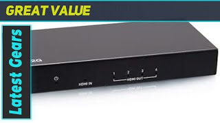 C2G 4Port HDMI Distribution Amplifier Splitter  Enhance Your Home Theater Setup [upl. by Rigdon]