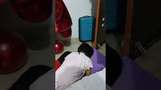 yoga practice with mama jee cute cutebaby baby funny [upl. by Uhp390]