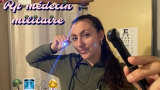 ASMR RP médecin militaire 🪖 première visite médicale 🫡  Check up complet [upl. by Allemat451]