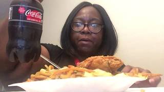 Happy Friday Mukbang  Combo LoMein and Fried Chicken Wings [upl. by Midan]