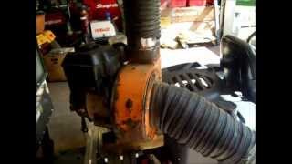 Lawn leaf vac system fab part 13 motor is mounted [upl. by Pheni]