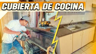 COMO CAMBIAR UNA CUBIERTA DE COCINA INTEGRAL  SOLUCIONES ENCONTRADAS elmueblemoderno [upl. by Kauffmann]